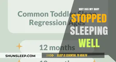 Why Has My Baby Stopped Sleeping Well? Causes and Solutions