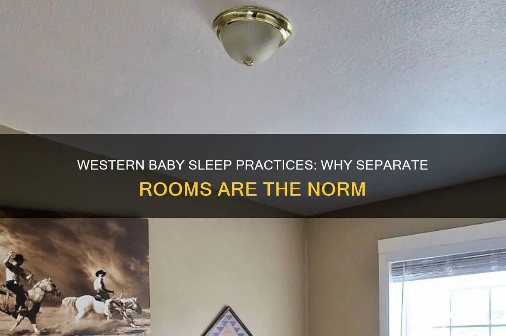why in west baby sleep in separate room