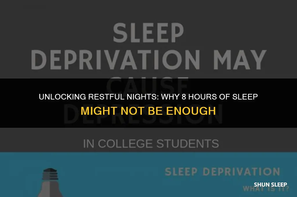 why is 8 hours of sleep not enough for me