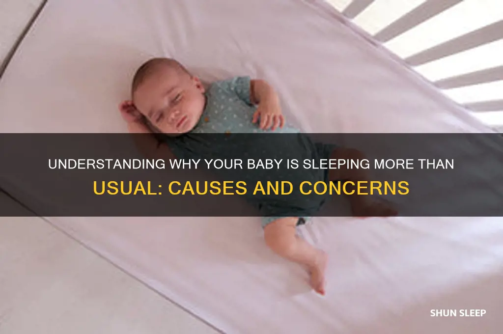 why is baby sleeping more than usual