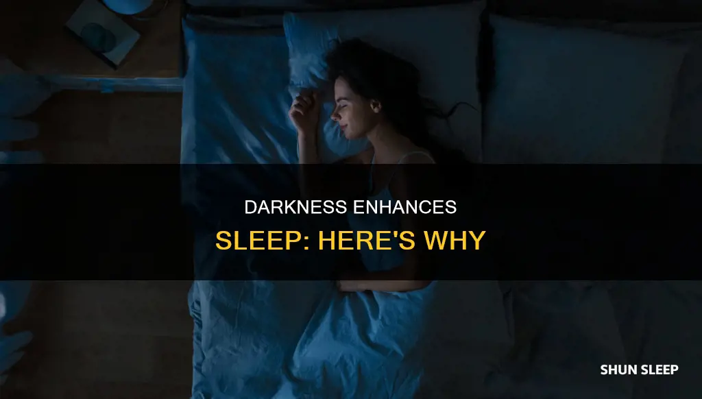 why is complete darkness better for sleeping
