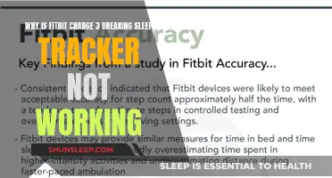Fitbit Charge 3: Sleep Tracker Not Working?