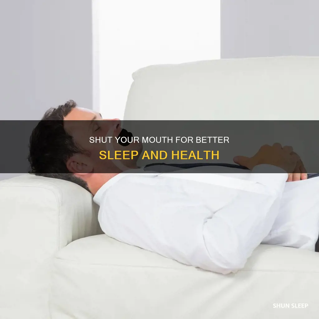 why is it better to sleep with your mouth closed