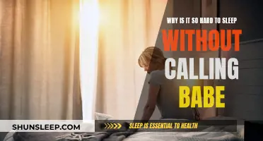 Struggling to Sleep Alone: Craving that Babe Call