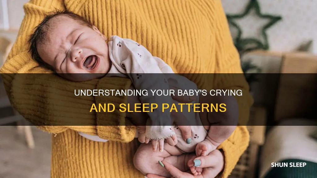 why is my 1 month old crying and not sleeping