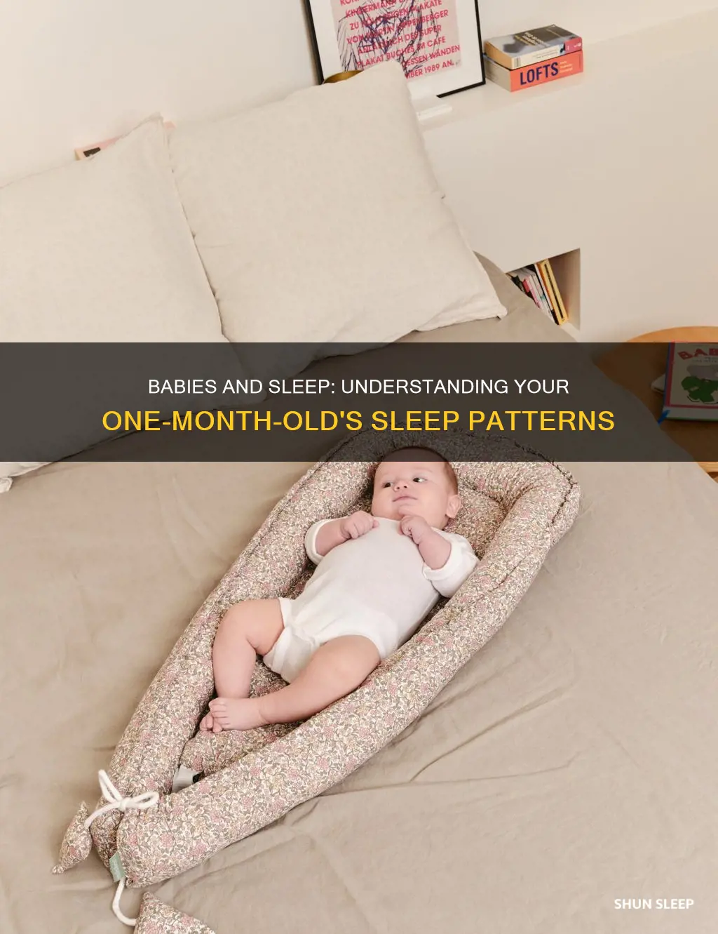 why is my 1 month old sleeping a lot