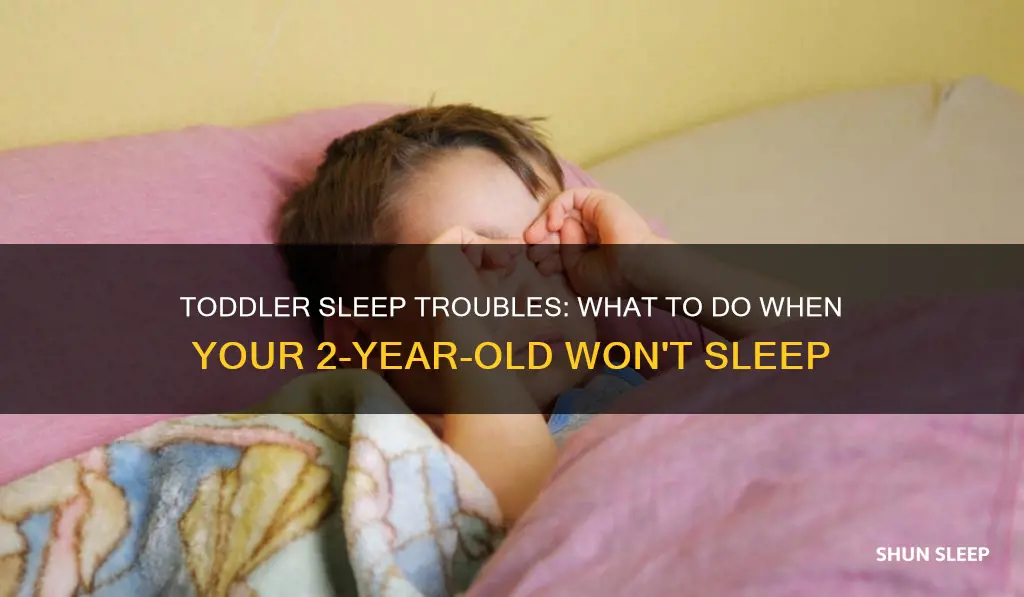 why is my 2 year old not sleeping