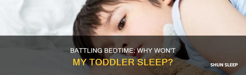 why is my 2 year old son not sleeping