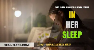 Sleep-wimpering: Why your 3-month-old baby cries in their sleep