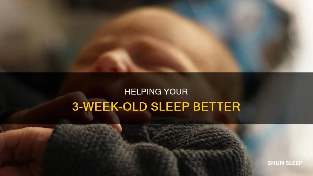 why is my 3 week old not sleeping