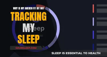 Troubleshooting Aneken Fit Bit Sleep Tracking Issues