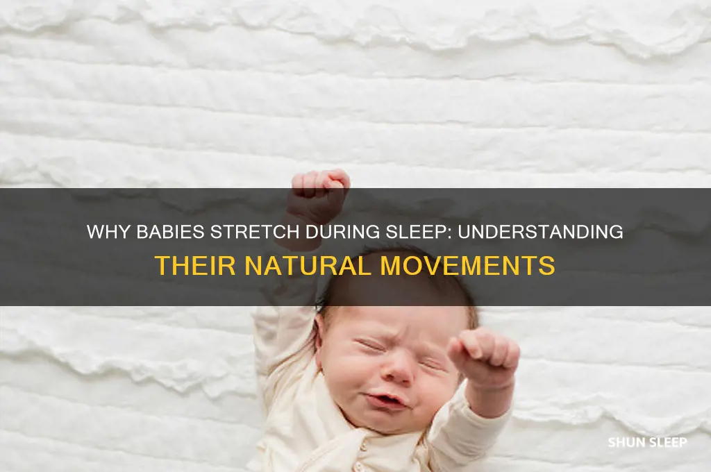 why is my baby always stretching while sleeping