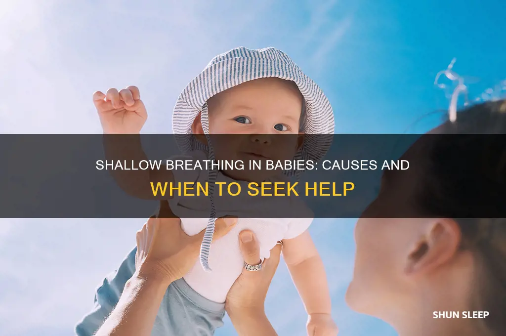 why is my baby breathing shallow while sleeping