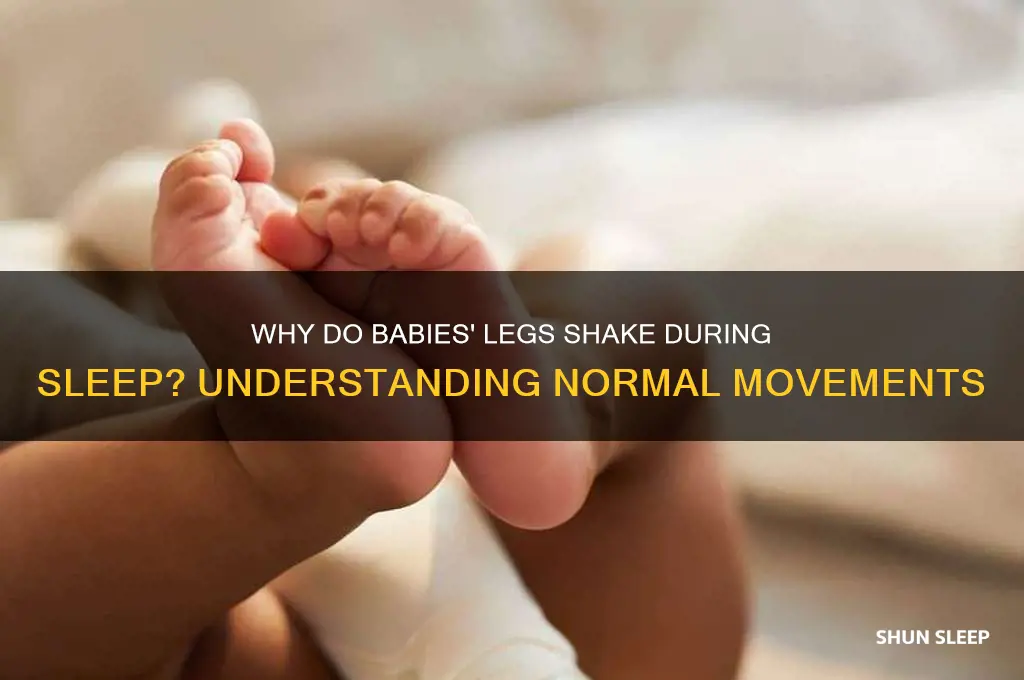 why is my baby leg shaking while sleeping