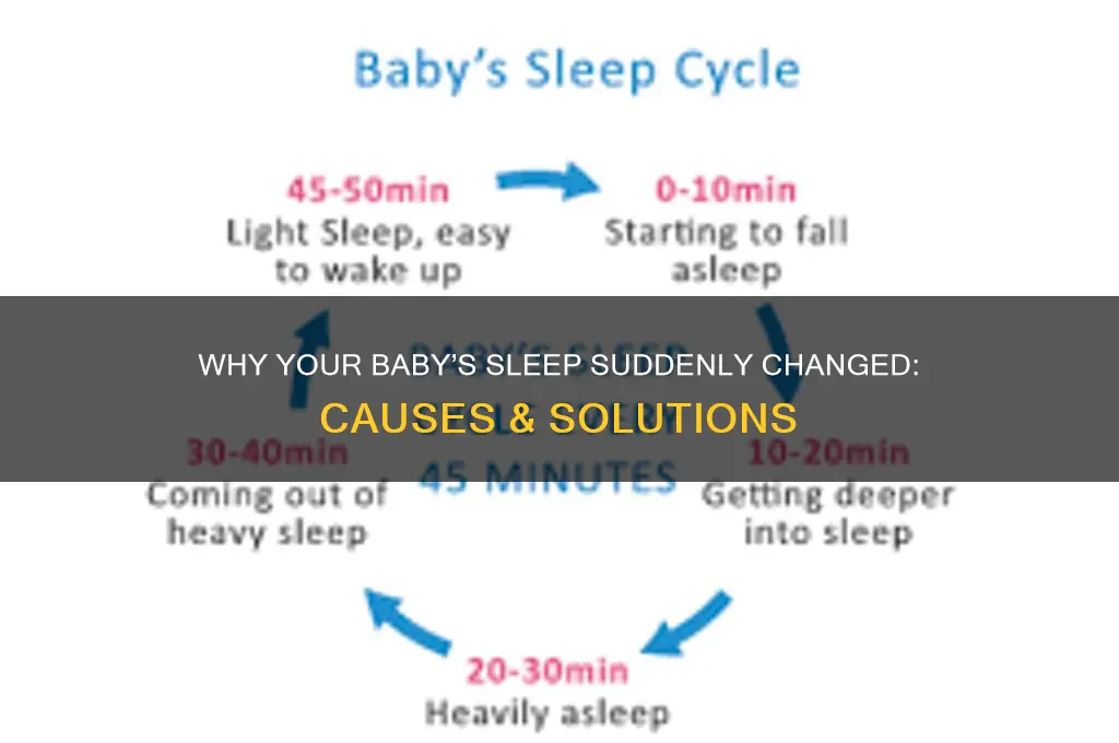 why is my baby not sleeping well anymore