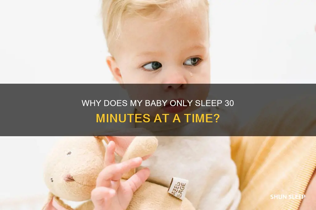 why is my baby only sleep 30 minutes