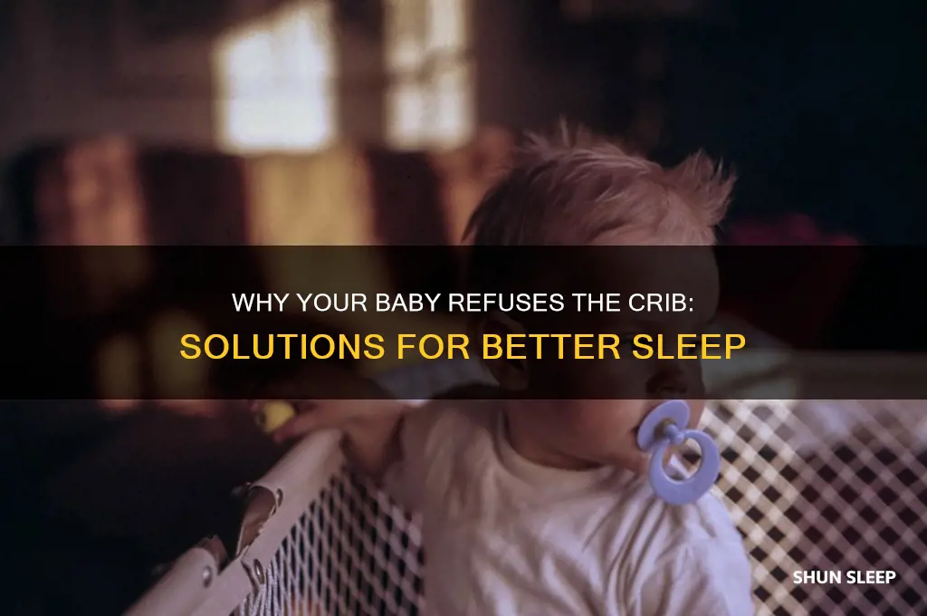 why is my baby refusing to sleep in crib