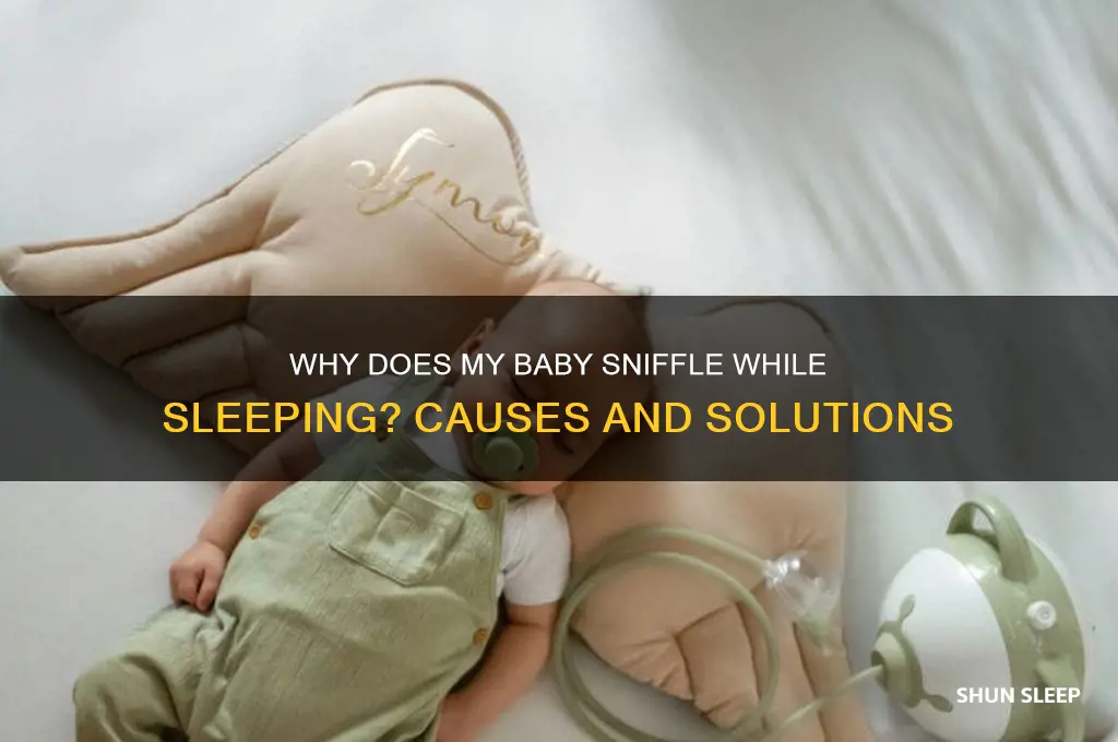 why is my baby sniffling in her sleep