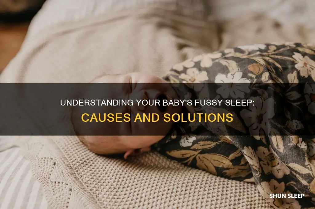 why is my baby so fussy in his sleep