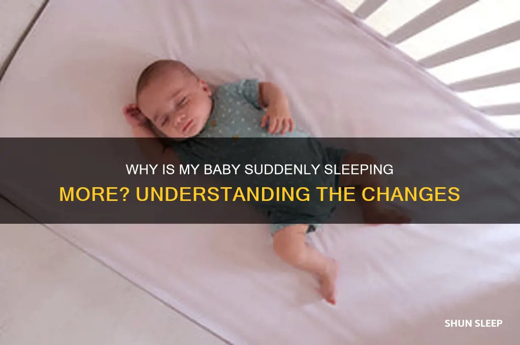 why is my baby suddenly sleeping more