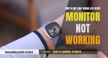 Troubleshooting Fitbit Versa Lite Sleep Monitor Issues