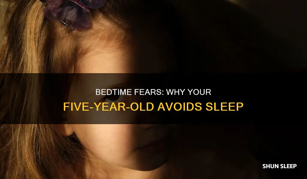why is my five year old afraid of sleeping