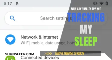 Health App Sleep Tracking: What's the Issue?