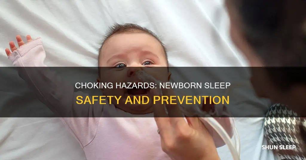 why is my newborn choking in his sleep
