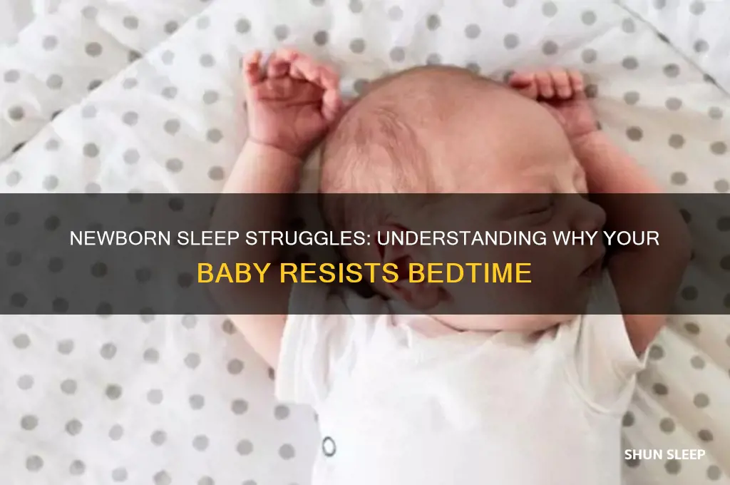 why is my newborn so hard to get to sleep