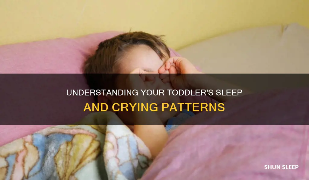 why is my one year old crying and not sleeping