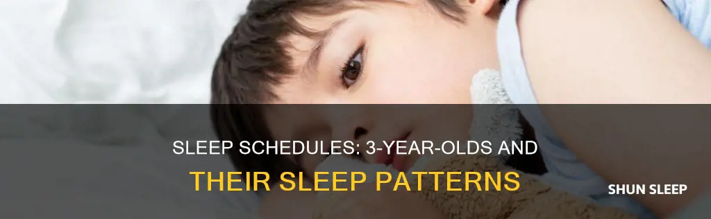 why is my three year olds sleep schedule off