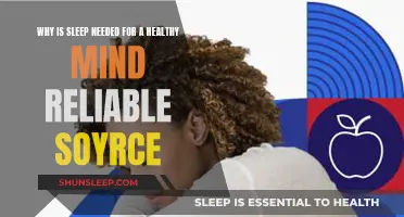 Sleep: A Healthy Mind's Best Friend
