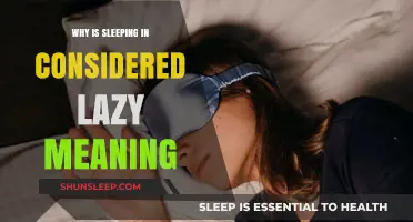 Sleeping In: Why the Lazy Stereotype?