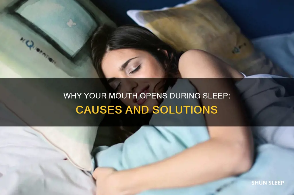 why mouth gets open during sleep