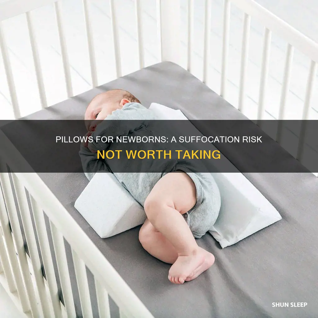 why newborns should not sleep on pillows