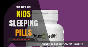 Avoid Sleeping Pills for Kids: Dangerous Side Effects