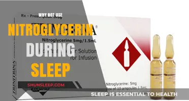 Nitroglycerin and Sleep: A Dangerous Mix