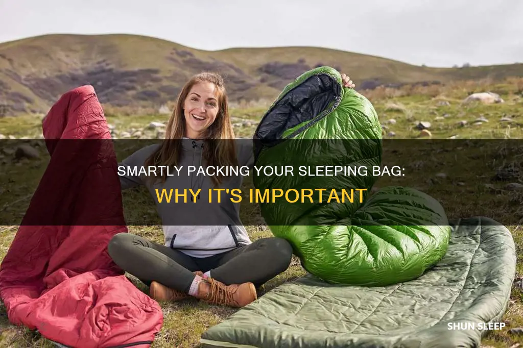 why packing sleeping bag