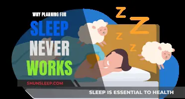 Planning Sleep: A Recipe for Insomnia and Exhaustion
