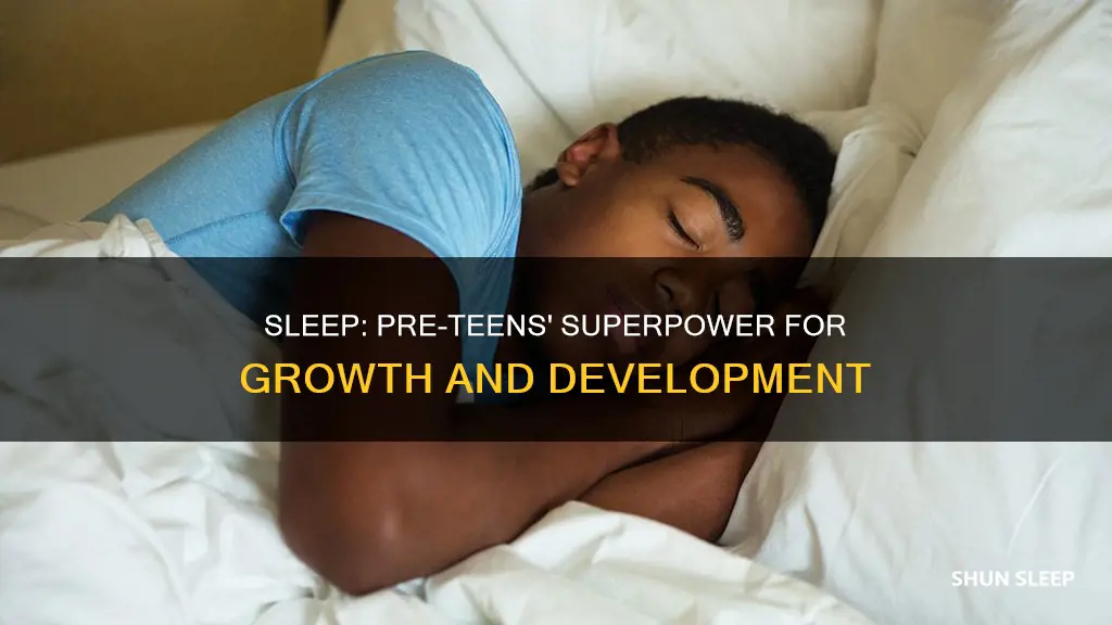 why pre teens need sleep
