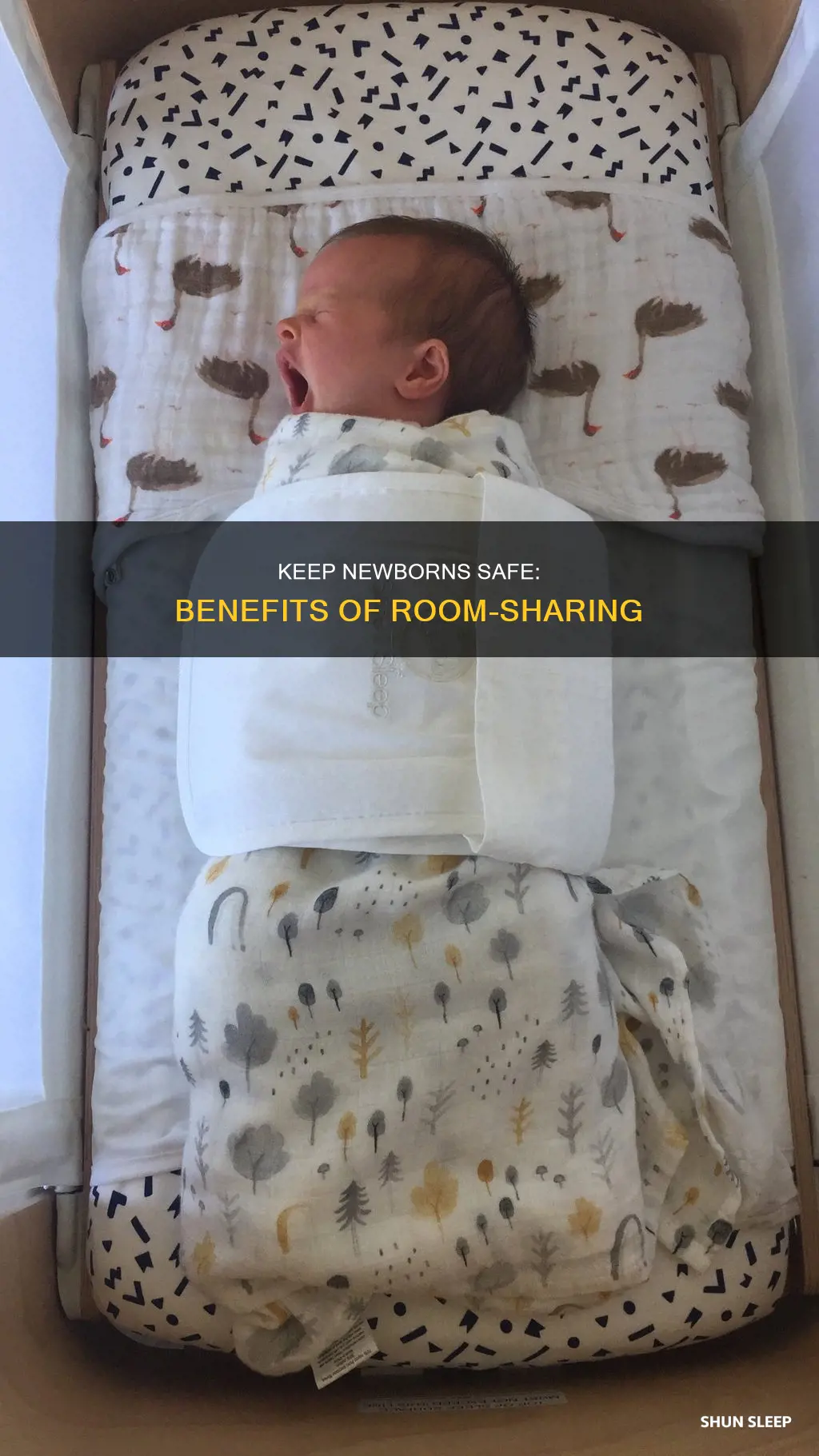 why should a newborn sleep in your room
