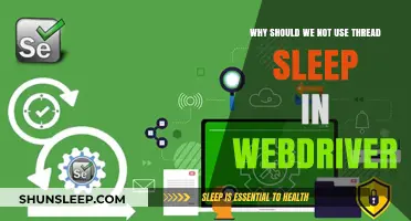 Avoiding Thread Sleep in WebDriver: Pros and Cons