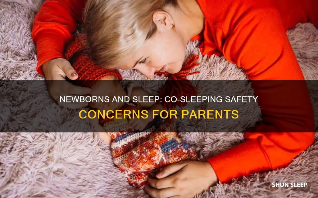 why should you not sleep with your newborn