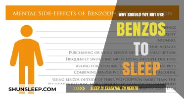 Benzos for Sleep: A Dangerous Remedy