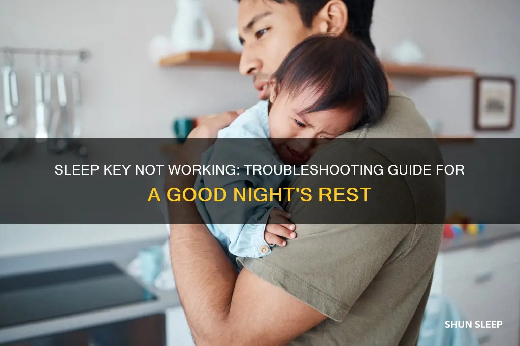 why sleep key not working