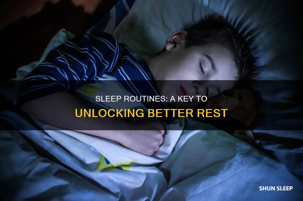 why sleep routines work