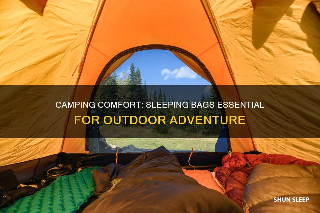 why sleeping bag is important in camping