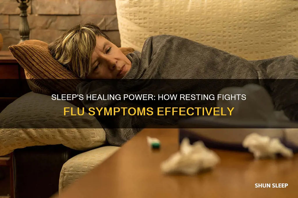 why sleeping helps the flu