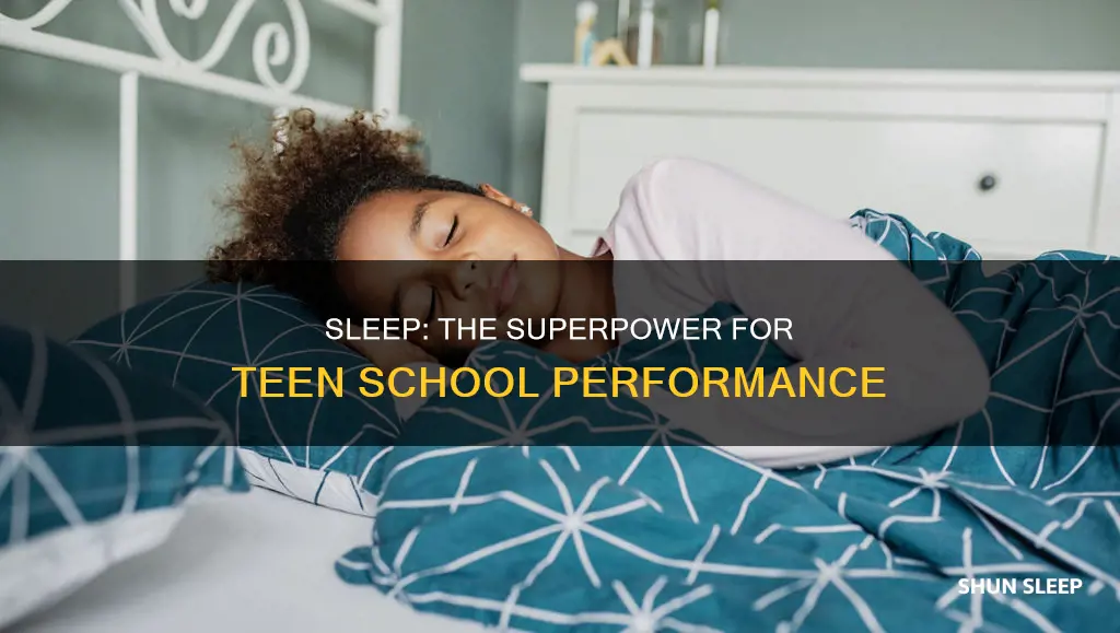 why teens need more sleep for school