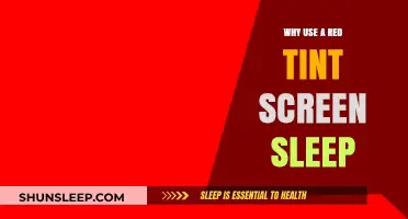 Red-Tinted Screen: A Sleep Solution